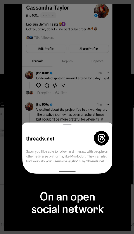 تحميل ثريدز للايفون Threads, an Instagram app.289.0.0.77.109.IOS.2026 اخر اصدار 2