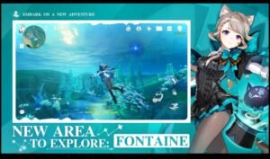 تحميل Genshin Impact V4.0 : Fontaine للايفون مهكر IOS.4.0.0 .2026 اخر اصدار 7