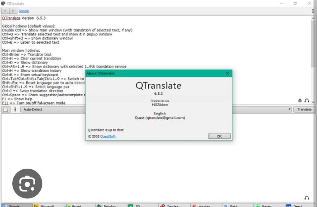 تحميل مترجم فوري للكمبيوتر QTranslate.6.1.0.pc.2026 آخر إصدار 2