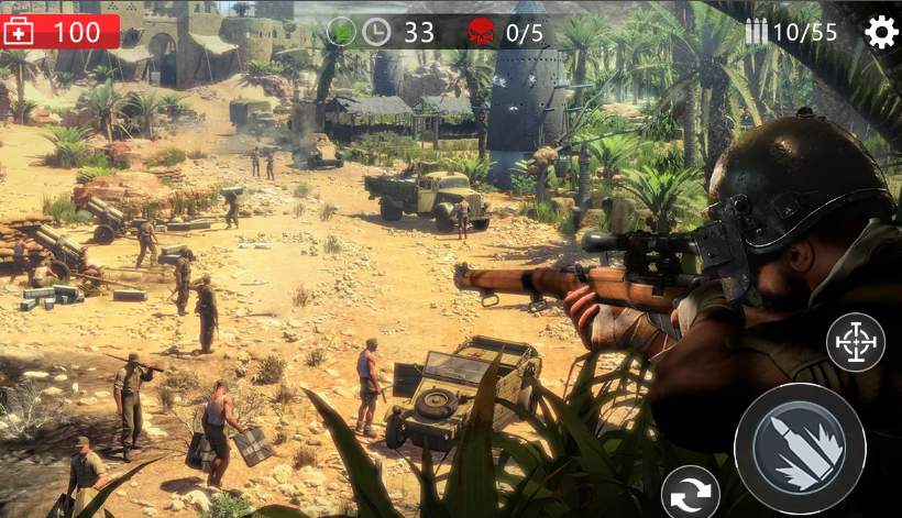 تحميل لعبة sniper 3d مهكرة Sniper 3D.1.3.4.APK.2026 اخر اصدار 1