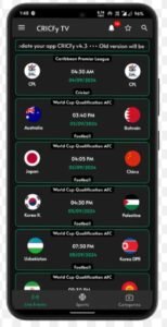تحميل تطبيق Cricfy TV للاندرويد APK.2026 تلفزيون الكريكيت اخر اصدار 4